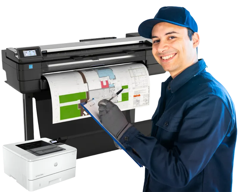 Reparacion impresoras plotter Hp
